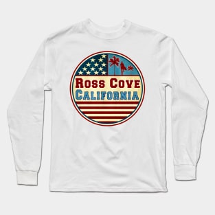 Ross Cove Mavericks California Ocean Surf Palms Surfer Surfing Long Sleeve T-Shirt